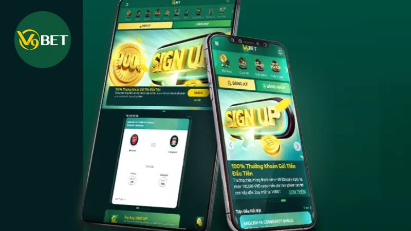 Hướng dẫn anh em game thủ tải ứng dụng V9bet với Android